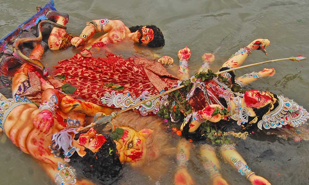দেবী দুর্গার বিদায়