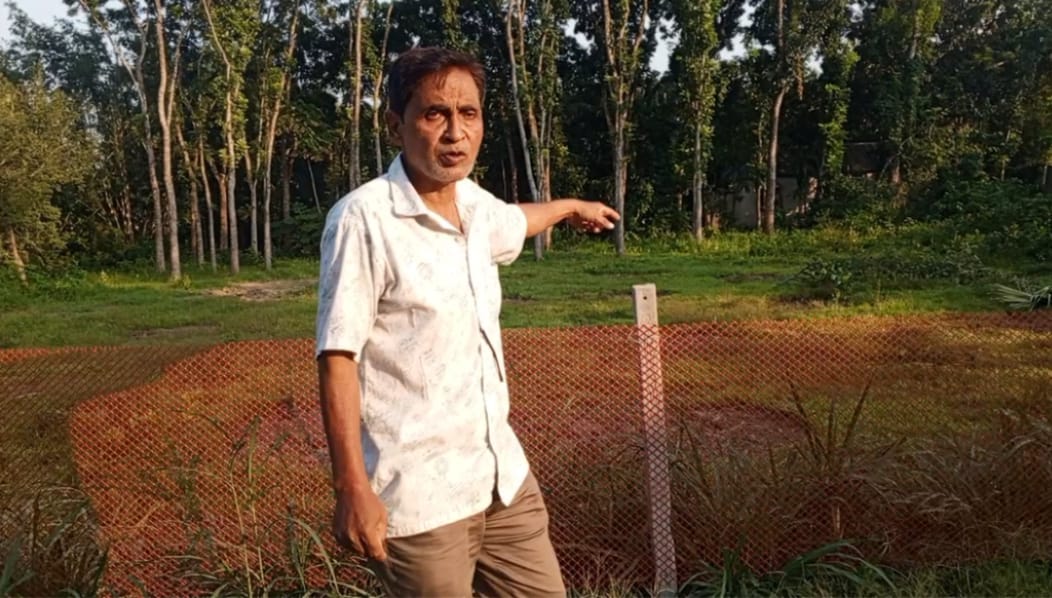 রাজবাড়ীতে পৈত্রিক সম্পত্তি দখলের অভিযোগ, বাধা দিতে গেলে হত্যার হুমকি