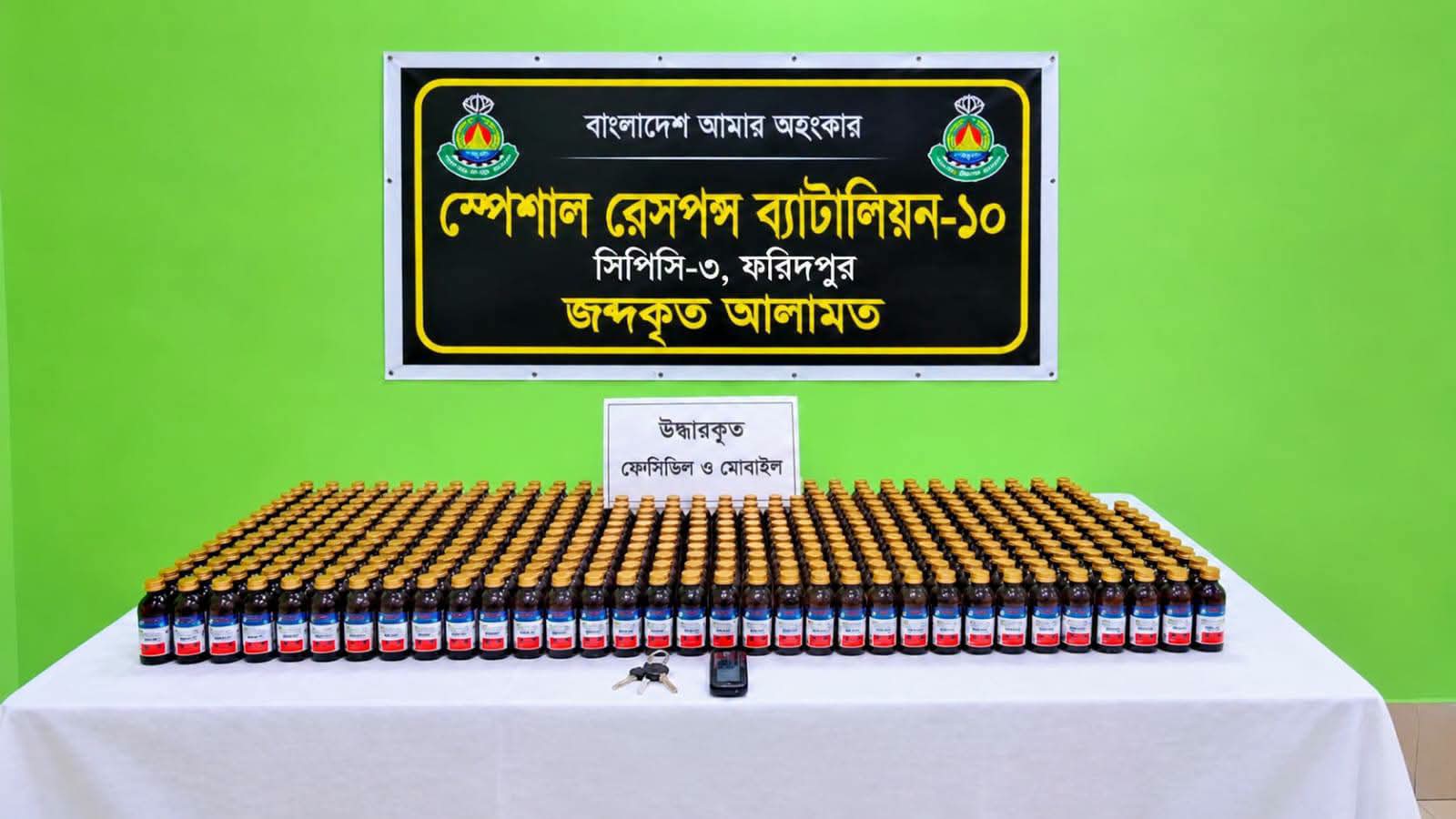 রাজবাড়ীতে ১৩ লাখ ৭১ হাজার টাকা মূল্যের মাদক জব্দ, কারবারি গ্রেপ্তার