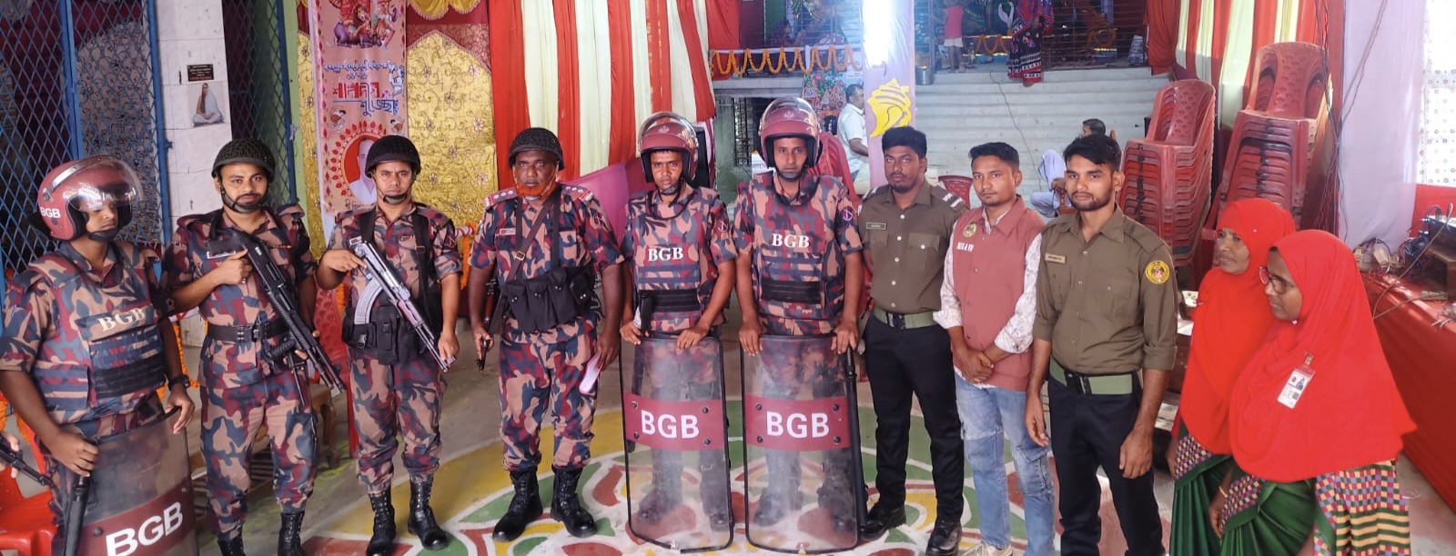 যশোরে দুর্গোৎসবের নিরাপত্তা দায়িত্ব শেষ করেছে বিজিবি