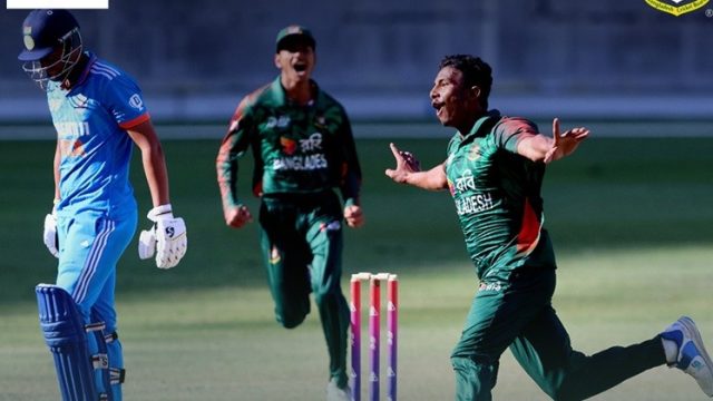 বাংলাদেশ শিরোপা ধরে রাখল গুড়িয়ে দিয়ে ভারতকে