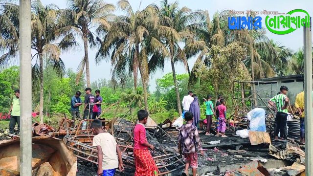 নোয়াখালী: কোম্পানীগঞ্জ ও সুবর্ণচরে পৃথক অগ্নিকান্ডে ২৮ দোকান পুড়ে&hellip;
